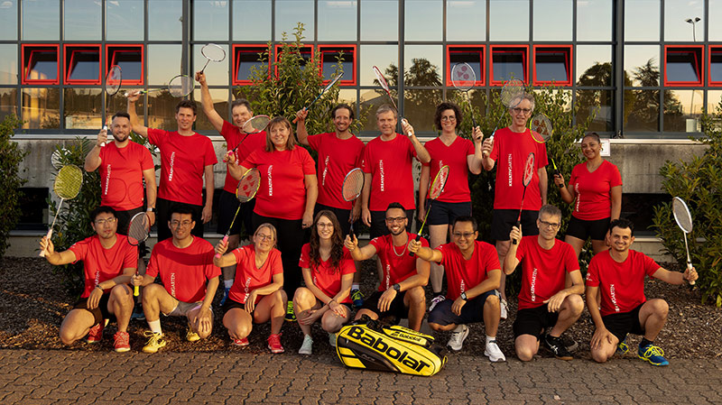 Gruppenbild Badmintonclub Kleindöttingen